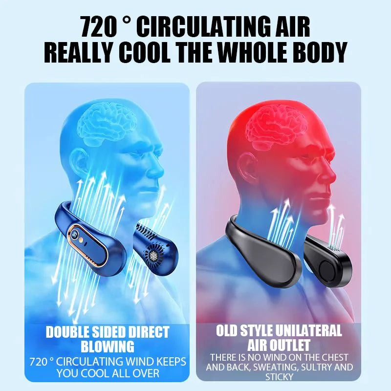 Arctic BreezeTM Portable Neck Fan | Stay Cool Anywhere