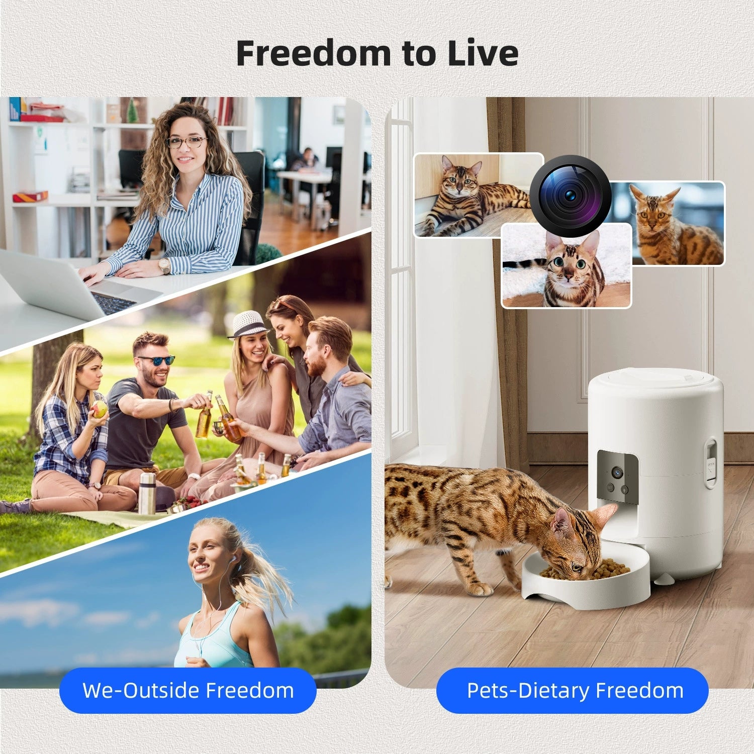 Smart WiFi Pet Feeder - Feed Your Pet From Anywhere