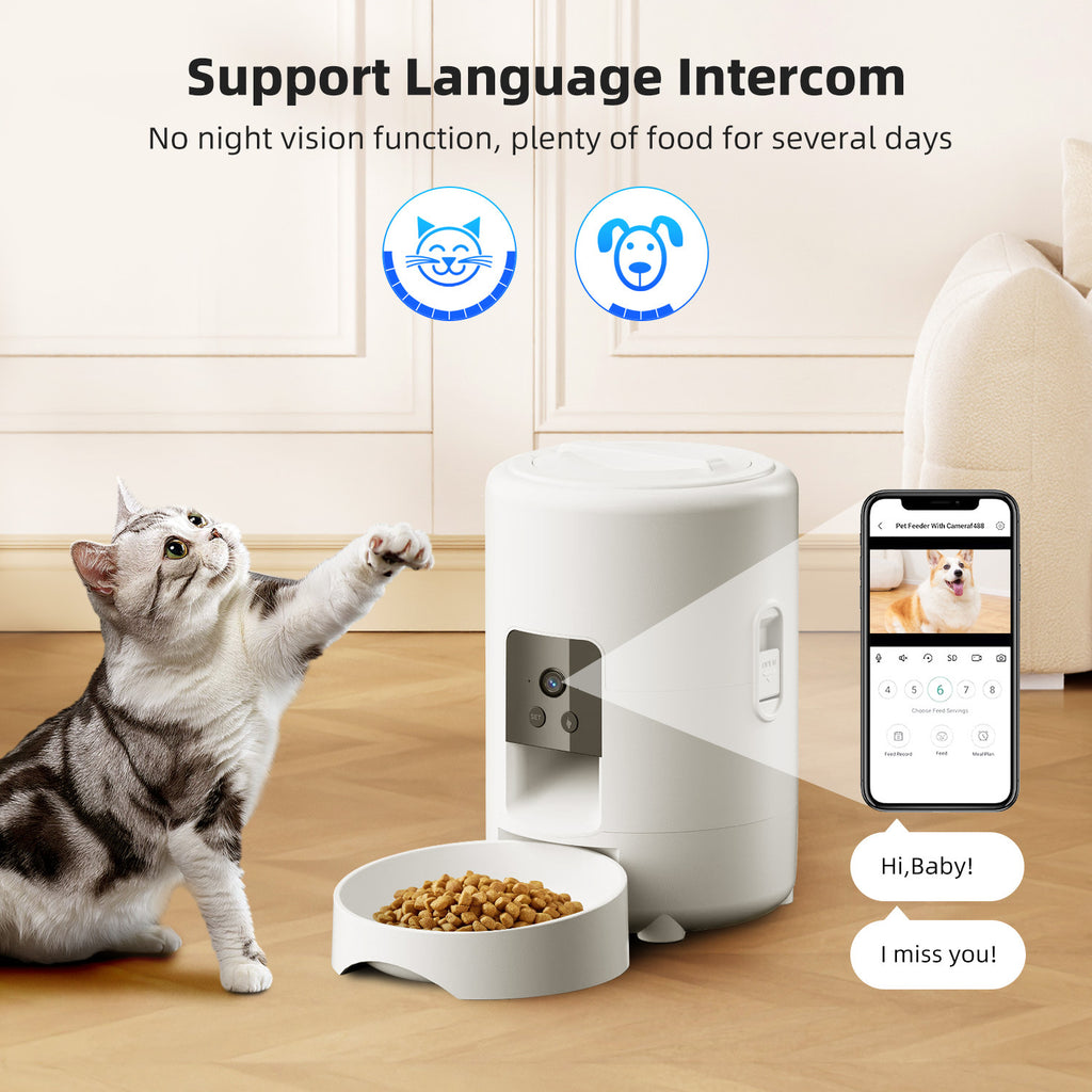 Smart WiFi Pet Feeder - Feed Your Pet From Anywhere